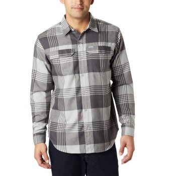 Columbia Overhemd Heren, Silver Ridge 2.0 Flannel Big Grijs, 39FVXWEJH